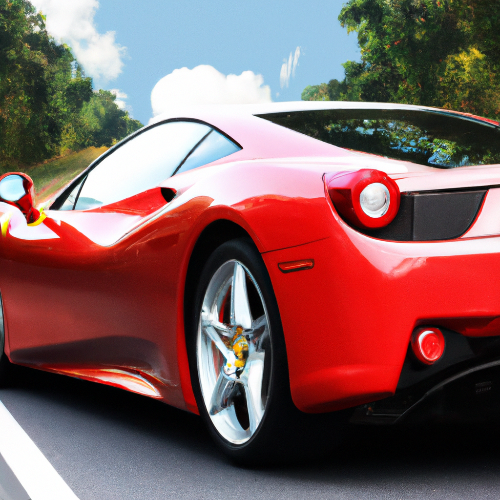 Ferrari Red Supercar